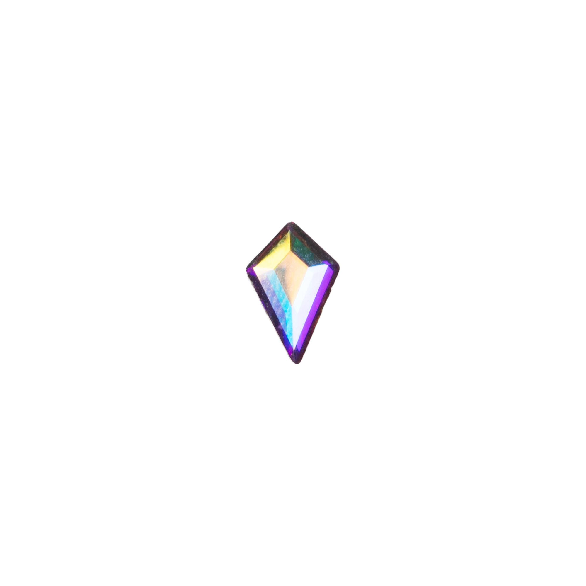 6.4mm Crystal AB Kite Glue-On Austrian Crystals by Bead Landing™, 10ct.